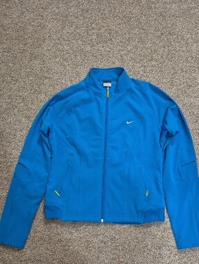 Nike Women’s Blue Sphere Dry Full-Zip Running Jacket Size Medium